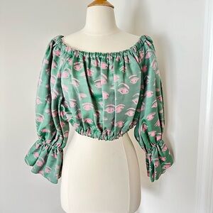 Christian Siriano long sleeve top